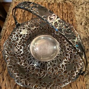 VTG Bride’s Basket by Apollo Silver Co.